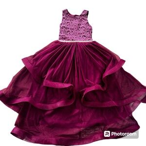 Gersun & Gersun Iris & Ivy Kids Lace Ballgown